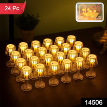 Battery Operated Decorative Led Mini Table Lamp (24 Pc  Set)