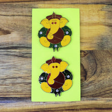 Decorative Lord Ganesha Wall Hanging Stickers (2 Pc)